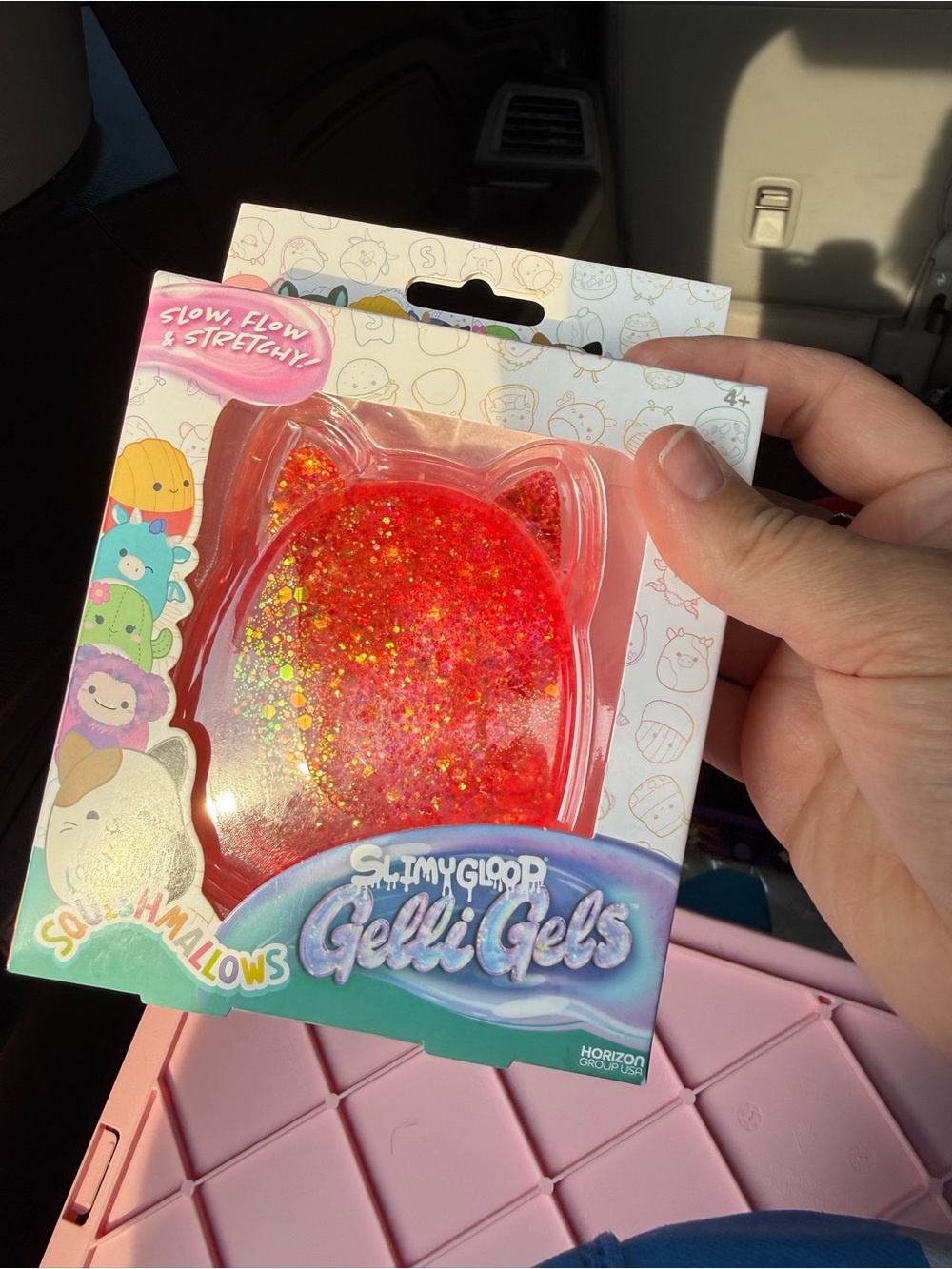 Slimy Gloop Gelli Gels - Red Glitter